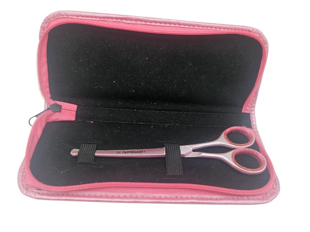 Genuine AARONCO Curved Ladyfinerz 7C 7" PROFESSIONAL PET GROOMING SHEAR Scissors